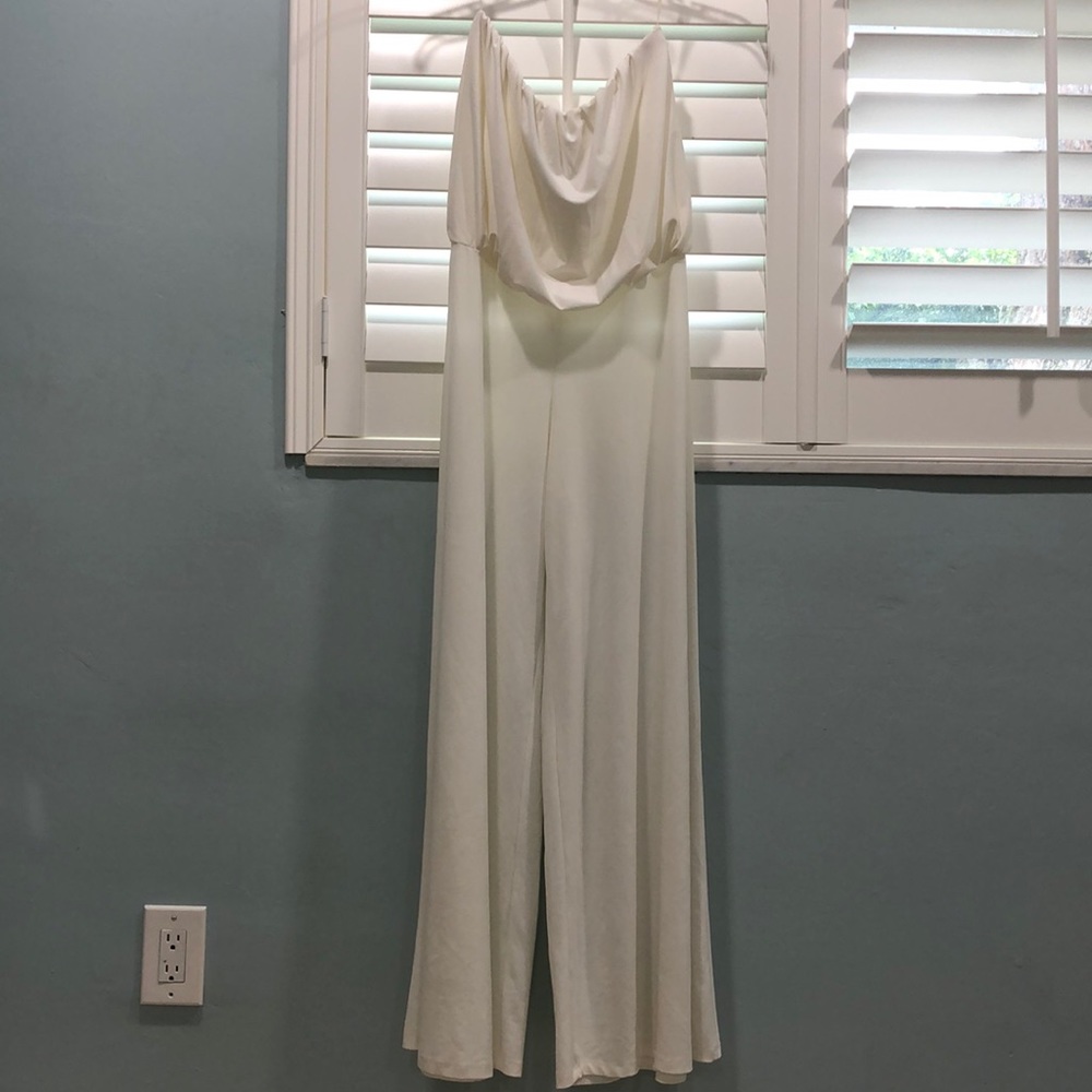 Cream Jumpsuit